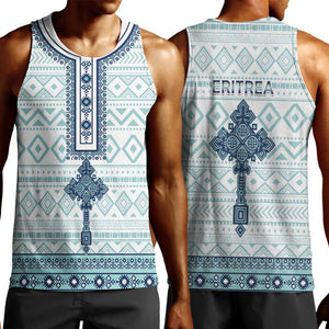 Eritrea Men Tank Top African Pattern - Habesha Style