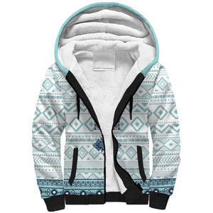 Eritrea Sherpa Hoodie African Pattern - Habesha Style