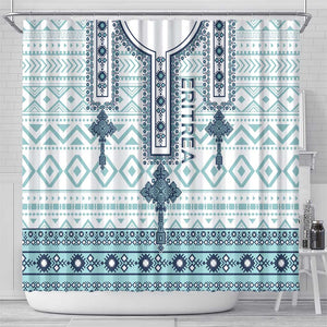 Eritrea Shower Curtain African Pattern - Habesha Style