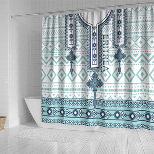 Eritrea Shower Curtain African Pattern - Habesha Style