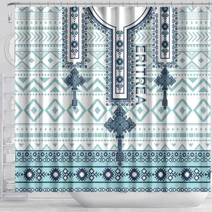 Eritrea Shower Curtain African Pattern - Habesha Style