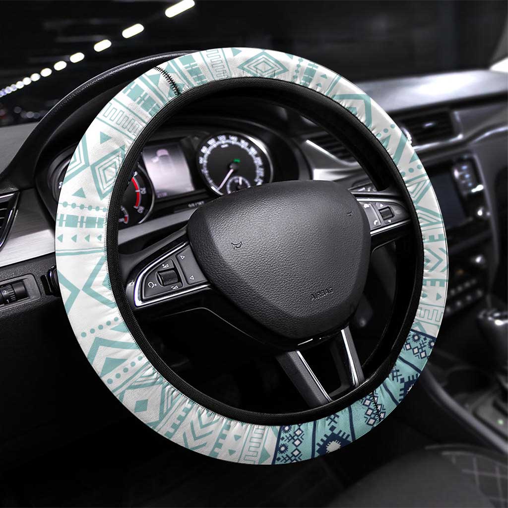 Eritrea Steering Wheel Cover African Pattern - Habesha Style