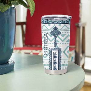 Eritrea Tumbler Cup African Pattern - Habesha Style