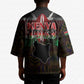 Happy Kenya Independence Day Kimono Coat Of Arms With Kente Pattern