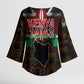 Happy Kenya Independence Day Kimono Sleeve Blouse Coat Of Arms With Kente Pattern