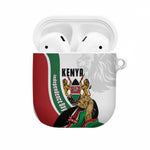 Kenya Jamhuri Day AirPods Case Lion With Coat Of Arms