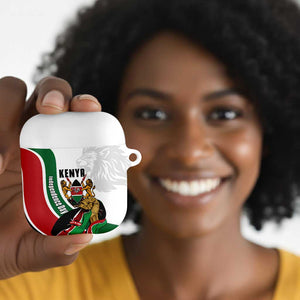 Kenya Jamhuri Day AirPods Case Lion With Coat Of Arms