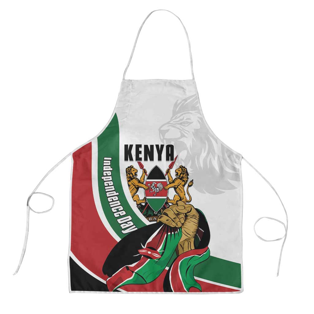 Kenya Jamhuri Day Apron Lion With Coat Of Arms