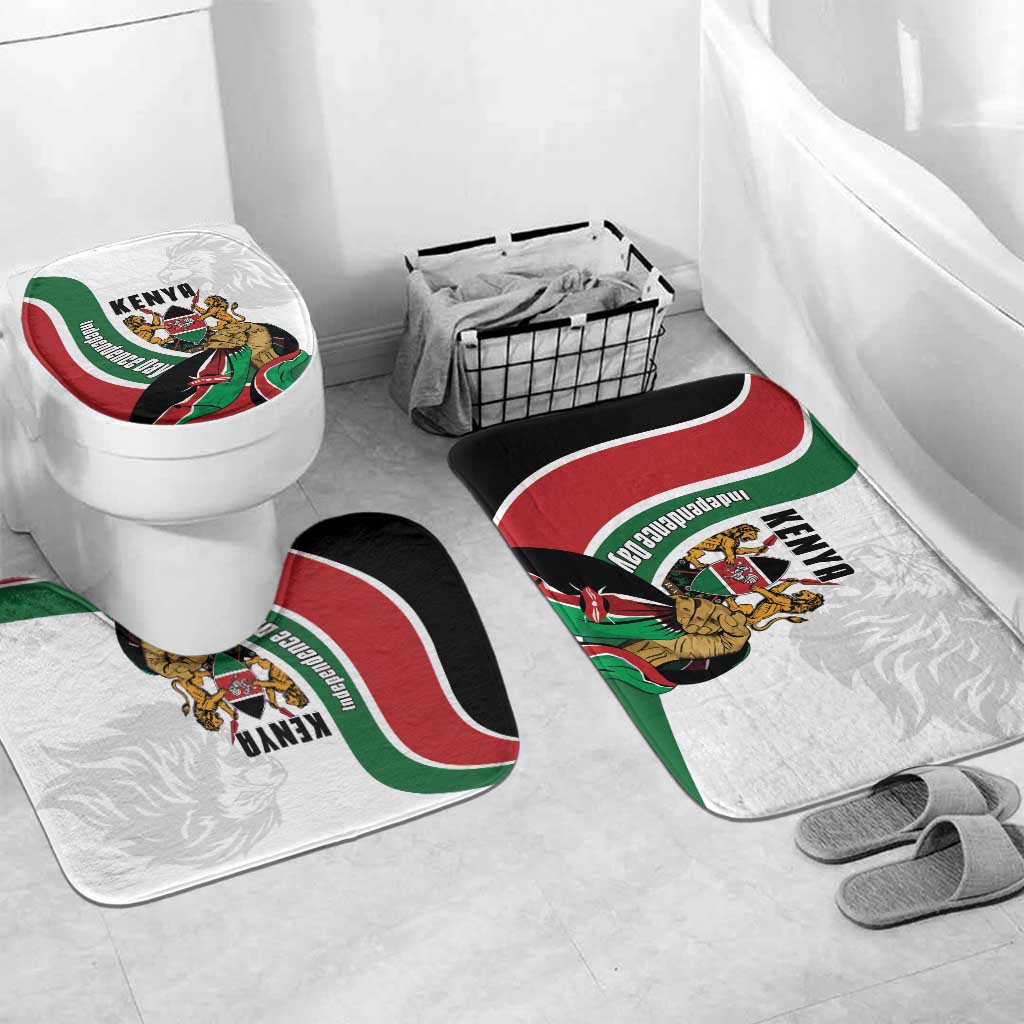 Kenya Jamhuri Day Bathroom Set Lion With Coat Of Arms