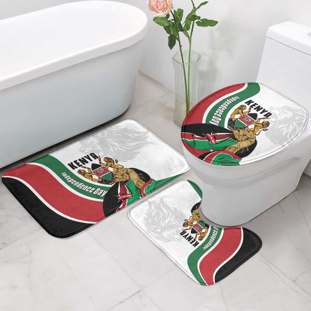 Kenya Jamhuri Day Bathroom Set Lion With Coat Of Arms