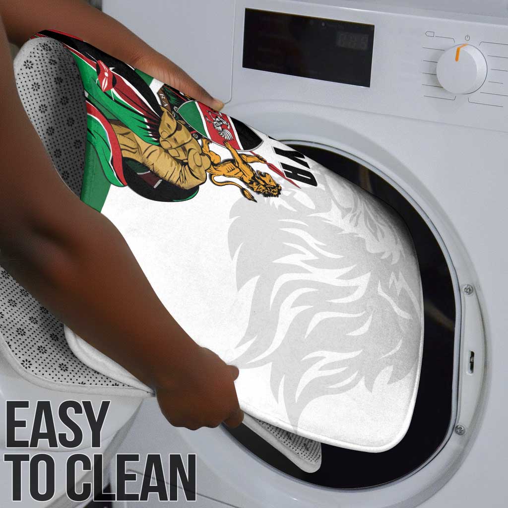 Kenya Jamhuri Day Bathroom Set Lion With Coat Of Arms