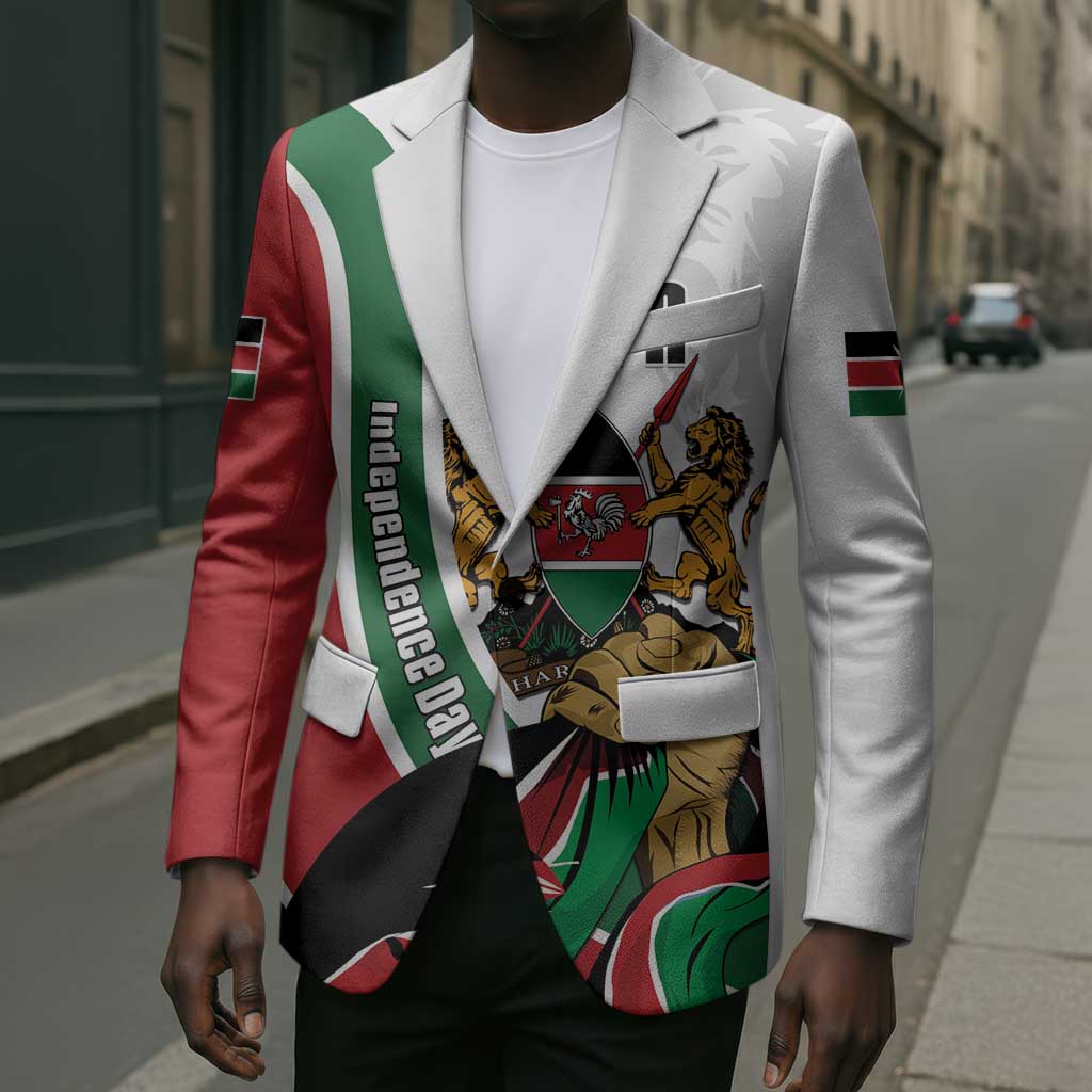 Personalized Kenya Jamhuri Day Blazer Lion With Coat Of Arms