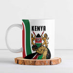 Personalized Kenya Jamhuri Day Ceramic Mug Lion With Coat Of Arms