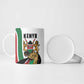 Personalized Kenya Jamhuri Day Ceramic Mug Lion With Coat Of Arms
