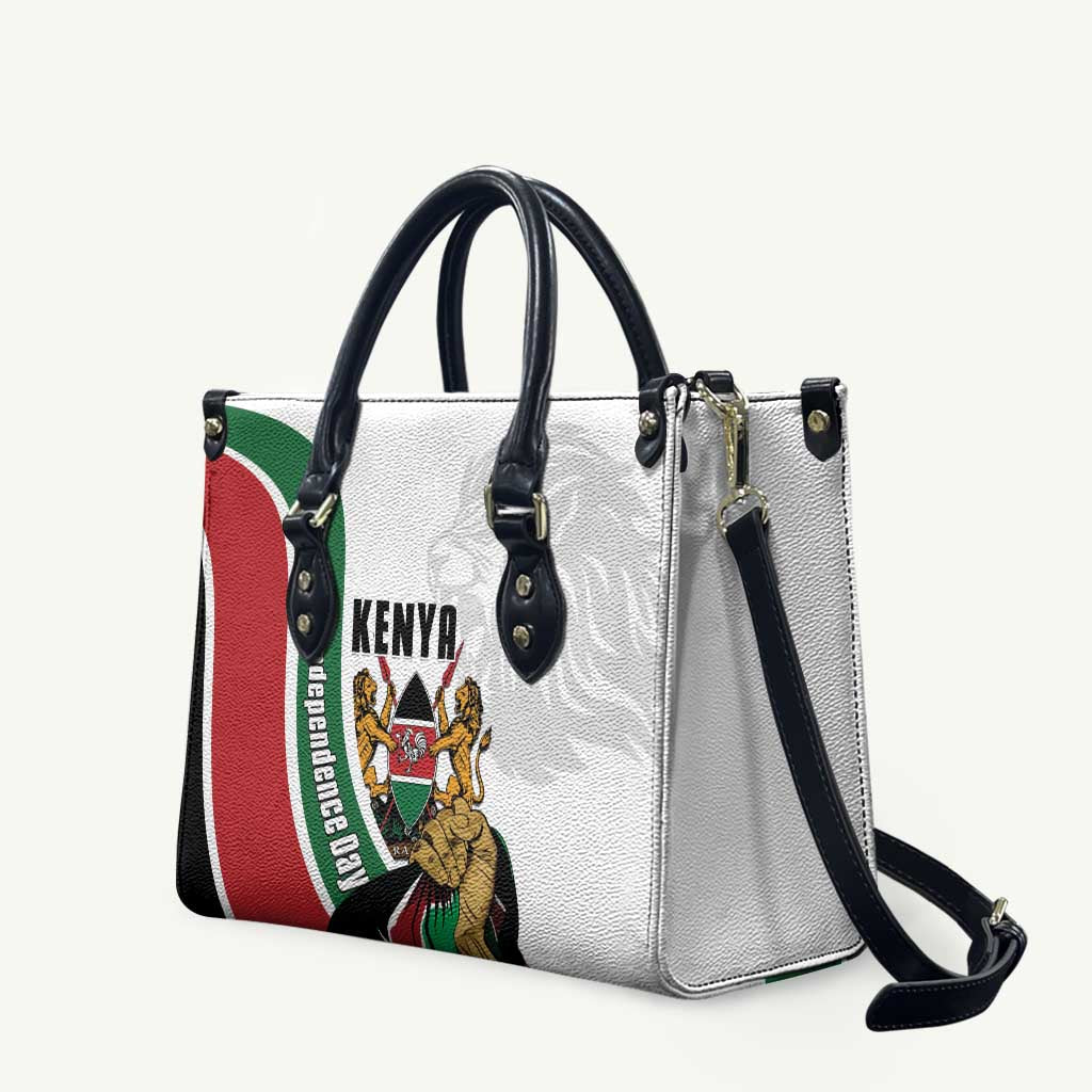 Kenya Jamhuri Day Leather Bag Lion With Coat Of Arms