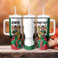 Personalized Kenya Independence Day Tumbler With Handle Lion With Coat Of Arms - African Pride