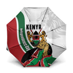 Kenya Jamhuri Day Umbrella Lion With Coat Of Arms