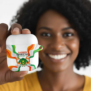 Niger Republic Day AirPods Case Coat Of Arms With Flag
