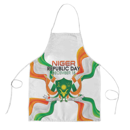 Niger Republic Day Apron Coat Of Arms With Flag