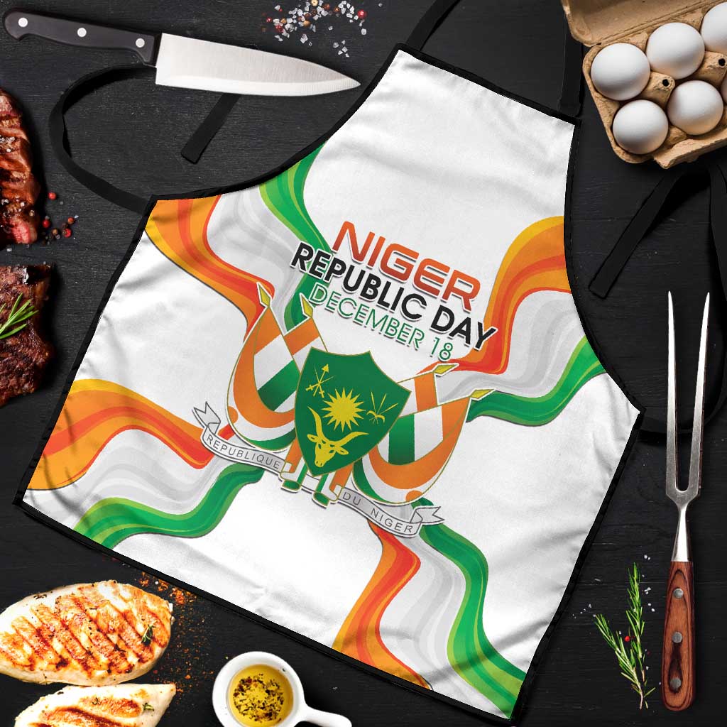 Niger Republic Day Apron Coat Of Arms With Flag