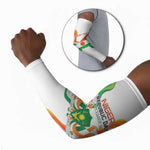 Personalized Niger Republic Day Arm Sleeves Coat Of Arms With Flag