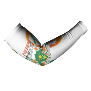 Personalized Niger Republic Day Arm Sleeves Coat Of Arms With Flag