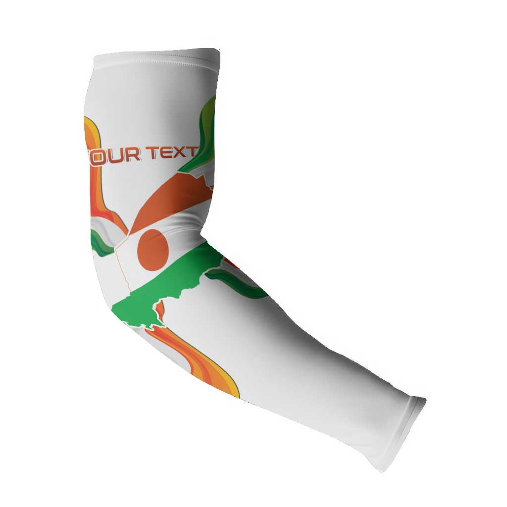 Personalized Niger Republic Day Arm Sleeves Coat Of Arms With Flag