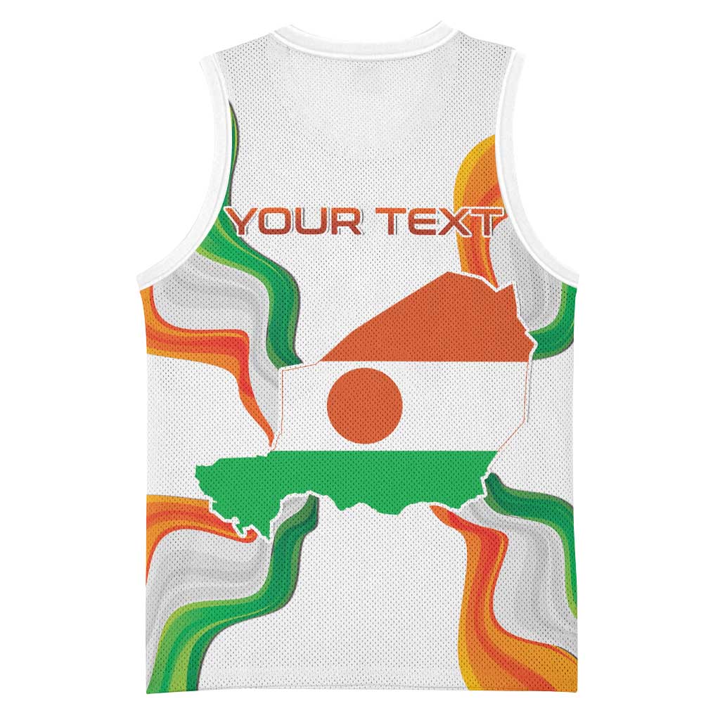 Personalized Jamhuriyar Nijar Republic Day Basketball Jersey Coat Of Arms With Flag LT15