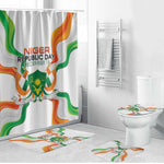 Niger Republic Day Bathroom Set Coat Of Arms With Flag