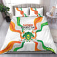 Jamhuriyar Nijar Republic Day Bedding Set Coat Of Arms With Flag - African Pride