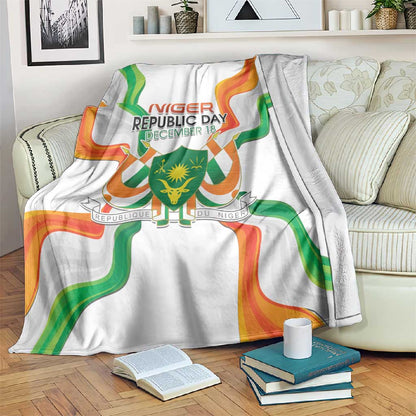 Jamhuriyar Nijar Republic Day Blanket Coat Of Arms With Flag - African Pride