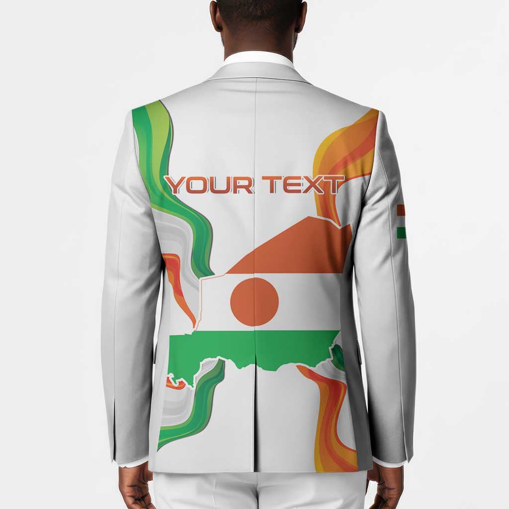 Personalized Niger Republic Day Blazer Coat Of Arms With Flag