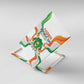 Jamhuriyar Nijar Republic Day Canvas Wall Art Coat Of Arms With Flag - African Pride