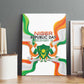 Jamhuriyar Nijar Republic Day Canvas Wall Art Coat Of Arms With Flag - African Pride