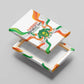 Jamhuriyar Nijar Republic Day Canvas Wall Art Coat Of Arms With Flag - African Pride