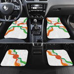 Personalized Jamhuriyar Nijar Republic Day Car Mats Coat Of Arms With Flag - African Pride