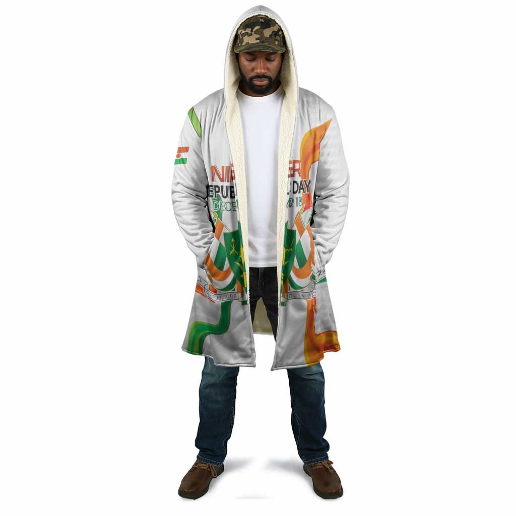 Personalized Niger Republic Day Cloak Coat Of Arms With Flag