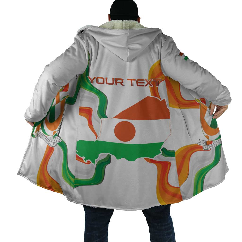 Personalized Niger Republic Day Cloak Coat Of Arms With Flag