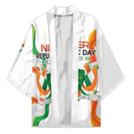 Personalized Niger Republic Day Kimono Coat Of Arms With Flag