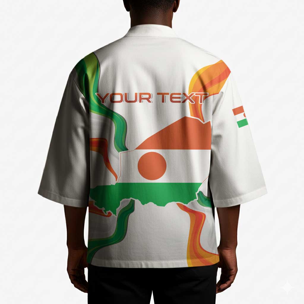 Personalized Niger Republic Day Kimono Coat Of Arms With Flag