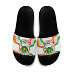 Niger Republic Day Slide Sandals Coat Of Arms With Flag