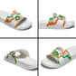 Niger Republic Day Slide Sandals Coat Of Arms With Flag