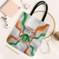 Niger Republic Day Tote Bag Coat Of Arms With Flag