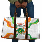 Niger Republic Day Travel Bag Coat Of Arms With Flag