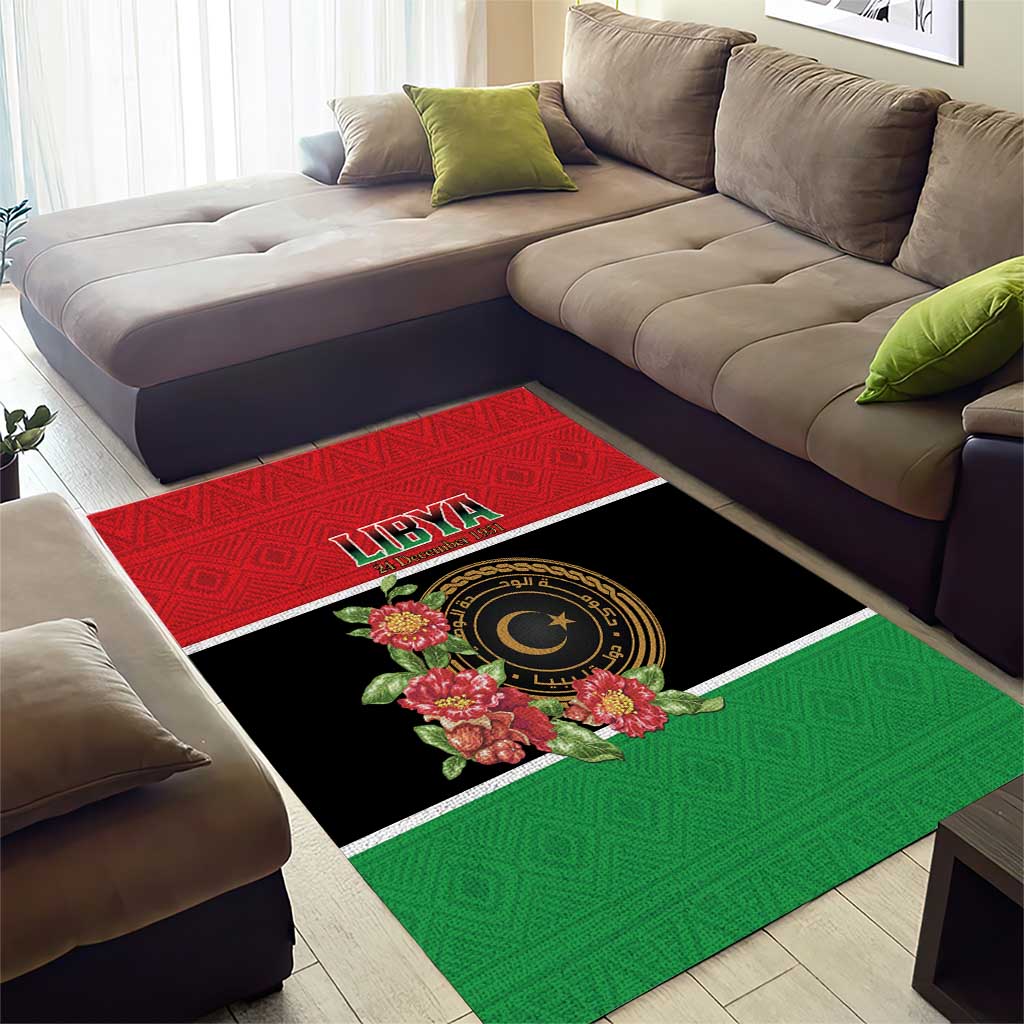 Happy Libya Area Rug Independence Day - African Pride