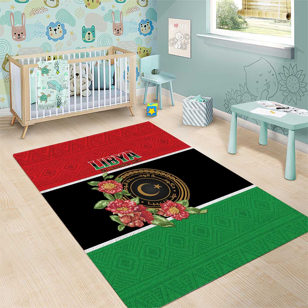 Happy Libya Area Rug Independence Day - African Pride