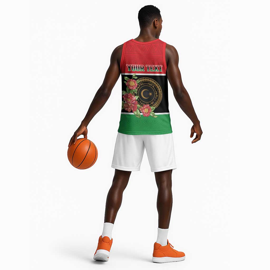 Personalized Happy Libya Basketball Jersey Independence Day LT15