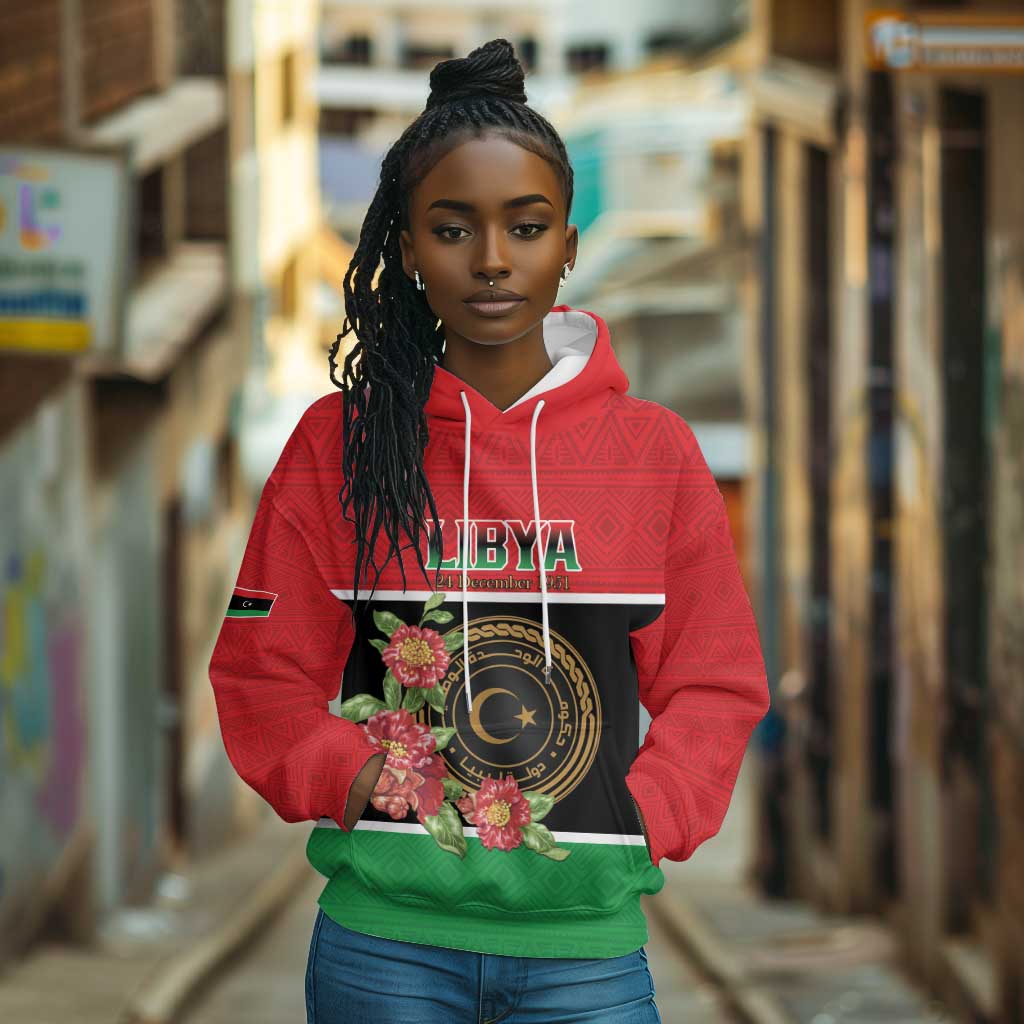 Personalized Happy Libya Hoodie Independence Day - African Pride