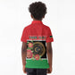 Personalized Happy Libya Kid Polo Shirt Independence Day - African Pride