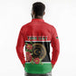 Personalized Happy Libya Long Sleeve Polo Shirt Independence Day - African Pride